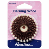 Hemline Darning Wool 20m - Brown