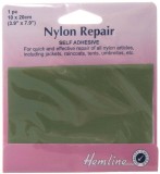 Self Adhesive Nylon Repair Patch: Green - 10 x 20cm