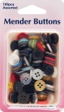 Mender Buttons: Assorted Value Pack: 100 Pieces