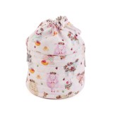 Craft Bag Round Drawstring - Knitty Sheep