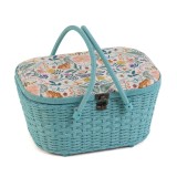 Sewing Box: Wicker Basket: Flutterby