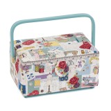 HobbyGift Sewing Box Medium Sew Retro