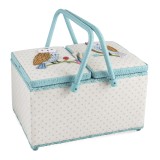 HobbyGift Sewing Box Large Applique Ow
