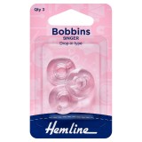 Hemline Plastic Bobbin Singer/Class 66k