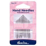 Hand Sewing Needles: Embroidery/Crewel: Size 3-9