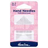 Hand Sewing Needles: Embroidery/Crewel: Size 8