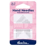 Hand Sewing Needles: Embroidery/Crewel: Size 9