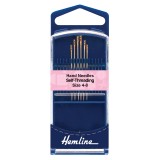 Hemline Hand Needles Premium Self-Threading Size 4-8