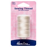 Hemline Sewing Thread 1000m Natural
