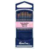 Hemline Hand Needles Premium Betweens Size 3-5