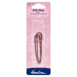 Hemline Kilt Pins 65mm Nickel 2 Pieces