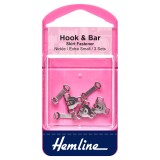 Hemline Hook and Bar Nickel - Extra Small