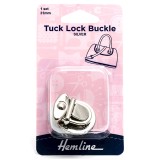 Hemline Tuck Lock Buckle 31mm Nickel