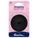 Hemline Strapping Black 25mm