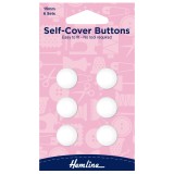 Hemline Self Cover Buttons Nylon - 15mm