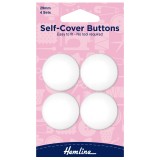 Hemline Self Cover Buttons Nylon - 29mm