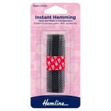 Hemline Instant Hemming Black - 2m x 20mm