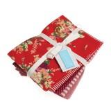 Fat Quarter Pack of 5 pieces - Red