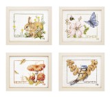 Lanarte Counted Cross Stitch Kit - Four Seasons