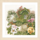 Lanarte Counted Cross Stitch Kit - Rose Garden (Evenweave)