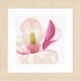 Lanarte Counted Cross Stitch Kit - Magnolia Flower (Evenweave)