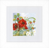 Lanarte Counted Cross Stitch Kit - Poppies (Evenweave)