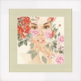 Lanarte Counted Cross Stitch Kit - Flower Face (Aida)