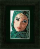 Lanarte Counted Cross Stitch Kit - Eastern Beauty (Evenweave)