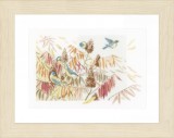 Lanarte Counted Cross Stitch Kit - Tits in a Bush (Aida,W)