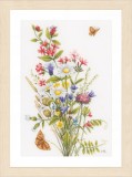 Lanarte Counted Cross Stitch Kit - Field Flowers (Evenweave)