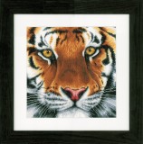 Lanarte Counted Cross Stitch Kit - Tiger (Aida)