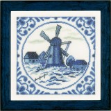 Lanarte Counted Cross Stitch Kit - Delft Windmill
