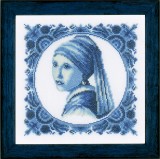 Lanarte Counted Cross Stitch Kit - Girl with a Pearl