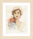 Lanarte Counted Cross Stitch Kit - Romantic Lady