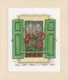 Lanarte Counted Cross Stitch Kit - Window with Shutters (Aida)