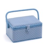 HobbyGift Sewing Box Medium Cornflower