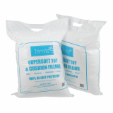 Toy Filling 250g Supersoft Polyester Safe Hygienic & Washable White 1 x 250g Bag