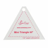 Sew Easy Mini Template Set - 60A Triangle  3.17 x 2.4in