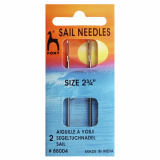 Pony Hand Needles Sail Needle (Leather) Long With Triangular Point