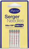 Superior Organ HAx1SP #90/14 Overlock / Serger Needles (Chrome)