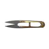 Thread Snips - Gold Metal Snippers with Springback Action