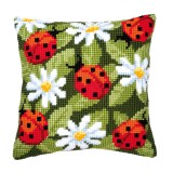 Vervaco Cross Stitch Cushion Kit - Ladybird