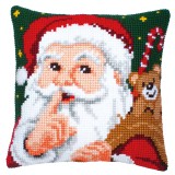Vervaco Cross Stitch Cushion Kit - Santa