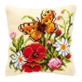 Vervaco Cross Stitch Cushion Kit - Butterfly