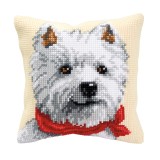 Vervaco Cross Stitch Cushion Kit - West Highland Terrier
