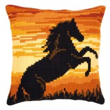 Vervaco Cross Stitch Cushion Kit - Sunset Stallion