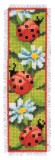 Vervaco Counted Cross Stitch Kit - Bookmark - Ladybirds