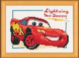 Vervaco Counted Cross Stitch Kit - Disney - Lightning McQueen