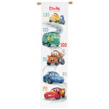 Vervaco Counted Cross Stitch Kit - Height Chart - Disney - Cars