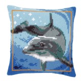Vervaco Cross Stitch Cushion Kit - Dolphin